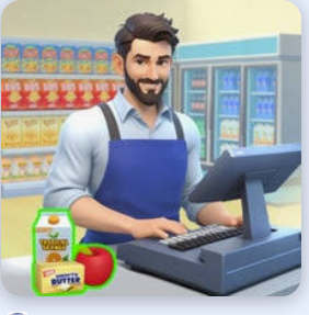 My SuperMarket Simulator 3D MOD Logo